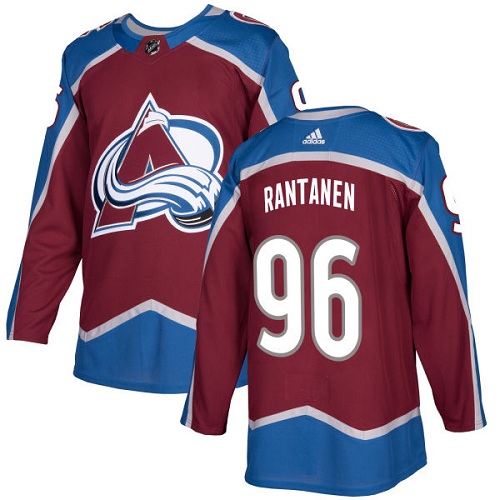 Kinder Colorado Avalanche Eishockey Trikot Mikko Rantanen #96 Authentic Burgundy Rot Heim